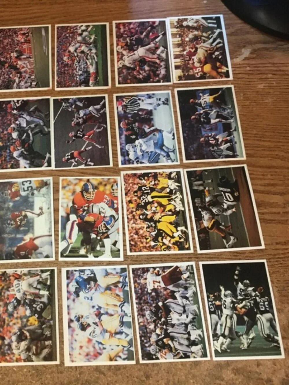 1986 JENO'S PIZZA ROLLS NFL ACTION STICKERS FOOD ISSUE COMPLETE SET OF 56